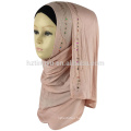 Wholesale fashion women wear head new pattern scarf shawl stone stretch jersey hijab